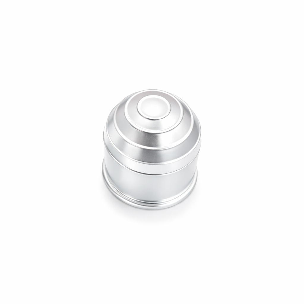 Tow Bar Ball Cover 50mm - Silver Matt Towball Protector Cap - Universal Fit Tow Hitch Ball Cover - Dirt Rust Grease Protection