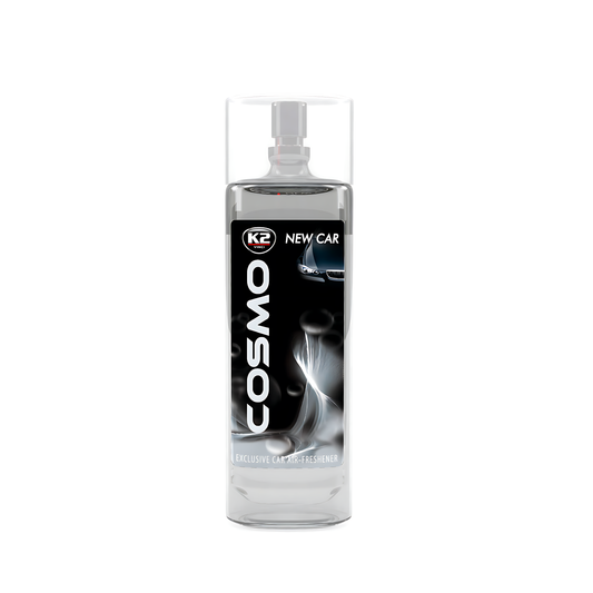 K2 Cosmo New Car Air Freshener Spray 50ml - Car Interior Fragrance Atomiser, Helps Neutralise Odours, Long-Lasting Scent