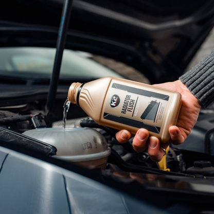 K2 Radiator Flush 400ml Cooling System Cleaner - Radiator and Engine Coolant Flush for Rust, Scale and Deposit Removal