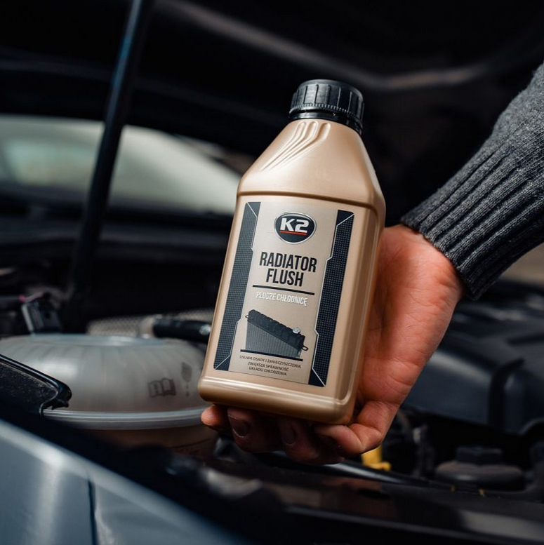 K2 Radiator Flush 400ml Cooling System Cleaner - Radiator and Engine Coolant Flush for Rust, Scale and Deposit Removal