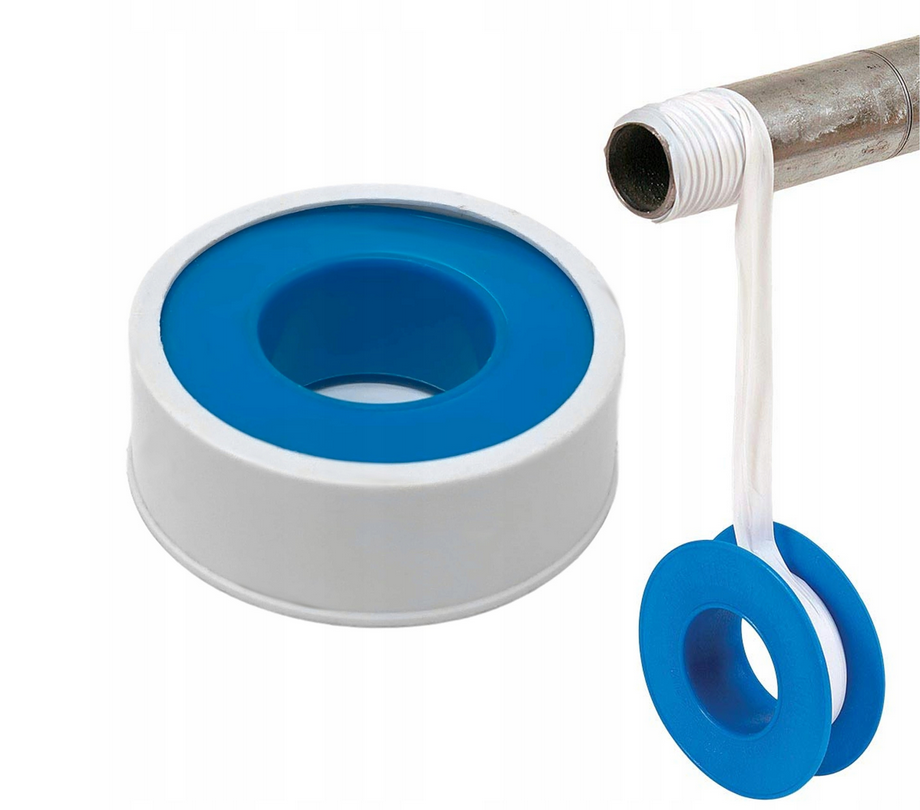 PTFE Thread Seal Tape 100 Rolls - Plumbers Tape 10m x 12mm - Leak Proof Thread Sealing for Water Gas Air Pipe Fittings - Heat Pressure Chemical Resistant - Plumbing Irrigation Maintenance