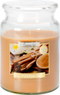 18oz Large Scented Candle In Glass Jar Fragrance Aromatic 100 Hr Burn Time (Cinnamon)