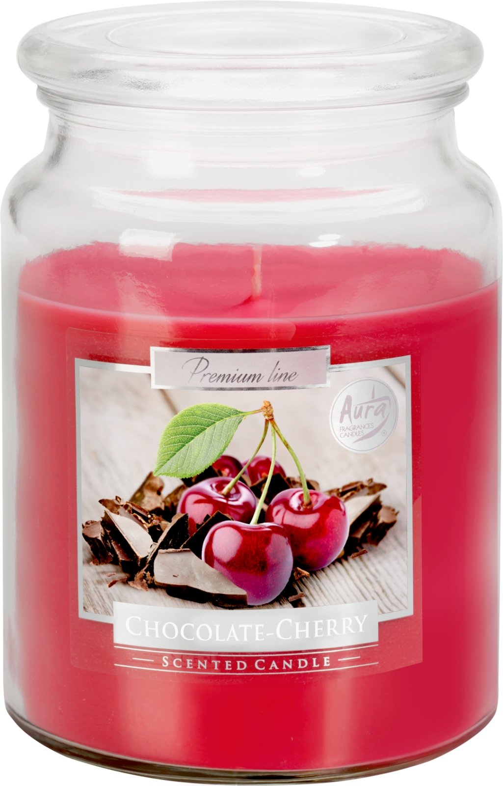 18oz Large Scented Candle In Glass Jar Fragrance Aromatic 100 Hr Burn Time (Chocolate Cherry)