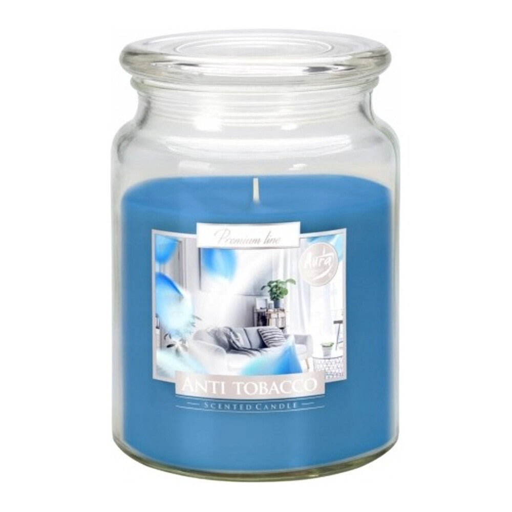 18oz Large Scented Candle In Glass Jar Fragrance Aromatic 100 Hr Burn Time (Anti Tobacco)