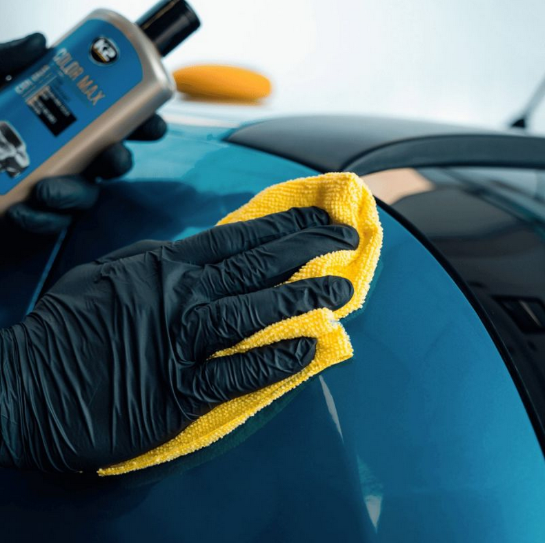 K2 Color Max Blue Colour Wax 200ml - Car Wax Polish for Standard and Metallic Finishes, Restores Shine, Helps Reduce Minor Marks