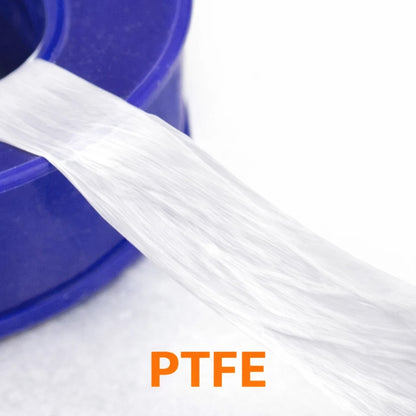 PTFE Thread Seal Tape 100 Rolls - Plumbers Tape 10m x 12mm - Leak Proof Thread Sealing for Water Gas Air Pipe Fittings - Heat Pressure Chemical Resistant - Plumbing Irrigation Maintenance