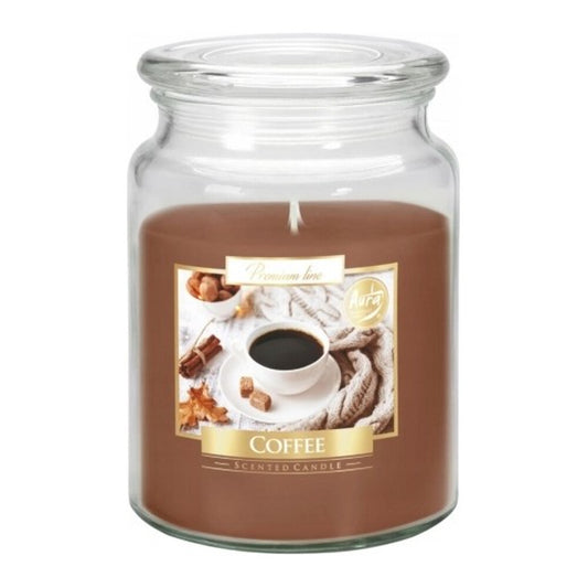 18oz Large Scented Candle In Glass Jar Fragrance Aromatic 100 Hr Burn Time (Coffee)