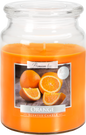 18oz Large Scented Candle In Glass Jar Fragrance Aromatic 100 Hr Burn Time (Orange)
