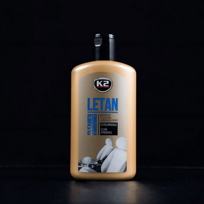 K2 Letan 250ml Leather Cleaner and Conditioner - Leather Care Milk for Car Seats, Upholstery, Bags, Furniture and Smooth Leather