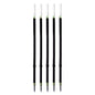5 Pcs Ballpoint Pen Refills, Length 107 mm, Retractable Pen Refills, Smooth Writing, Smudge Free Ballpoint Pen Refills (Green)