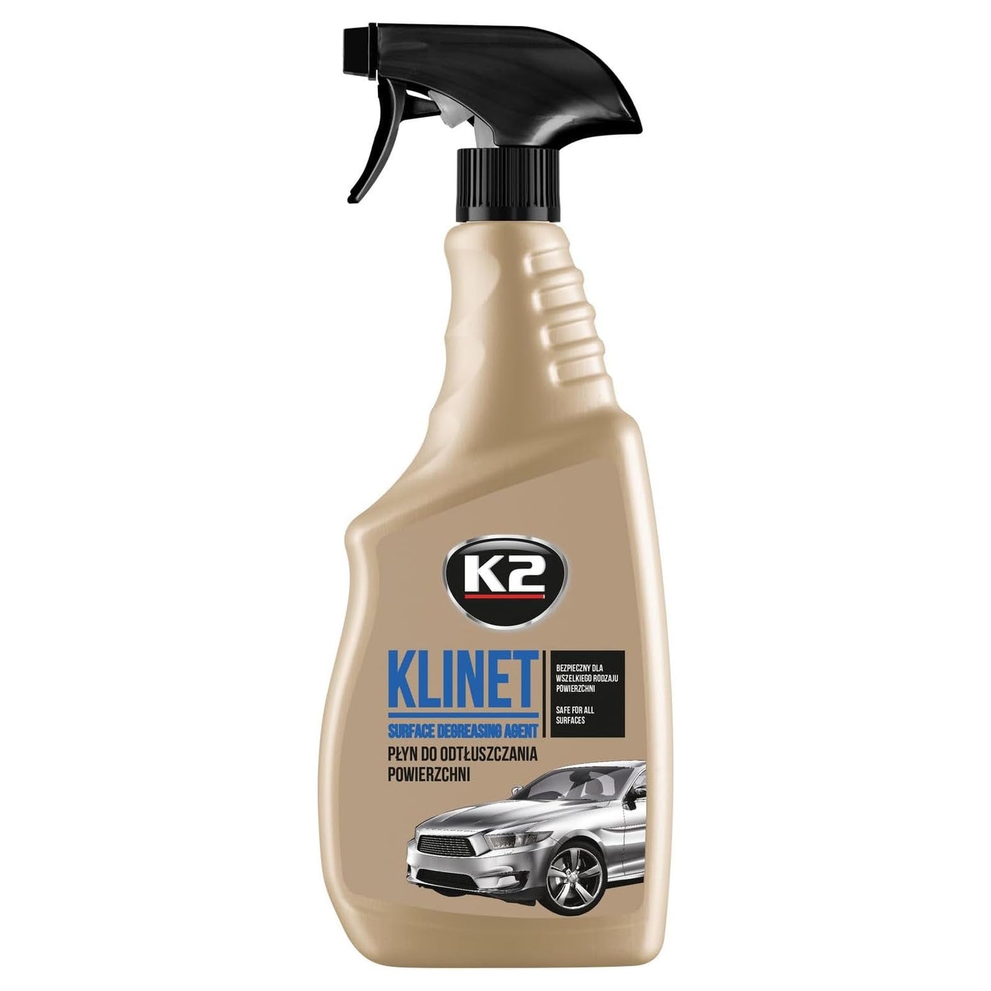 K2 T6 Klinet 750ml Surface Degreaser - Paint Cleaner and Polish Residue Remover for Car Detailing
