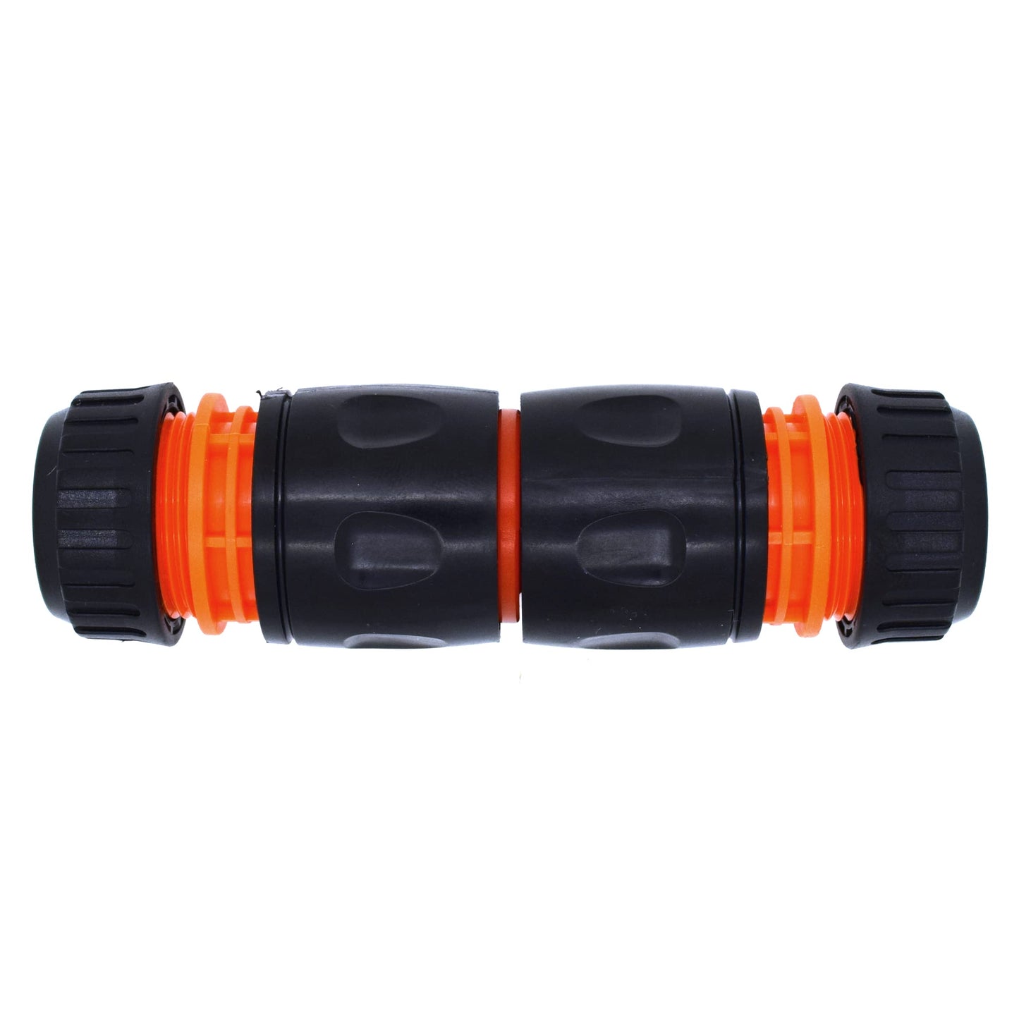 Hose Fitting Repair Set 2 x Plastic Garden Water Hose 1/2" Quick End Connectors & 1 x Double Male Hose Connector