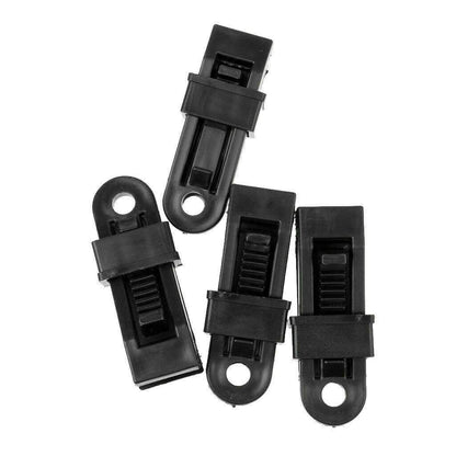 Pack of 6 Windproof Camping Tarpaulin Eyelet Clips Non-Piercing Tent Tie Down Cover