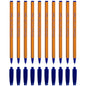 Ballpoint Pens, Smudge Free Ballpoint Pens, Fine Point 0.7 mm, Ideal for School, Office, Everyday Use (Blue, 10 Pens)