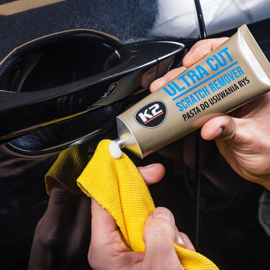 K2 Ultra Cut 100g Scratch Remover Paste - Abrasive Car Paint Polish for Fine and Deeper Marks