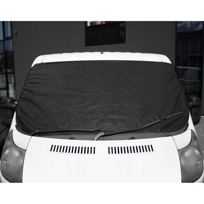 Car Van Windscreen Cover, Snow UV Ice Protection, XXL Car Van Windshield Cover 180 x 100 cm with Flaps, Windshield Frost Guard Fit