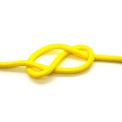 5mm x 5 metres / 16.4 ft of Yellow Polypropylene Rope, Solid Braided Poly Rope Cord Twine for Boating, Yachting, Camping