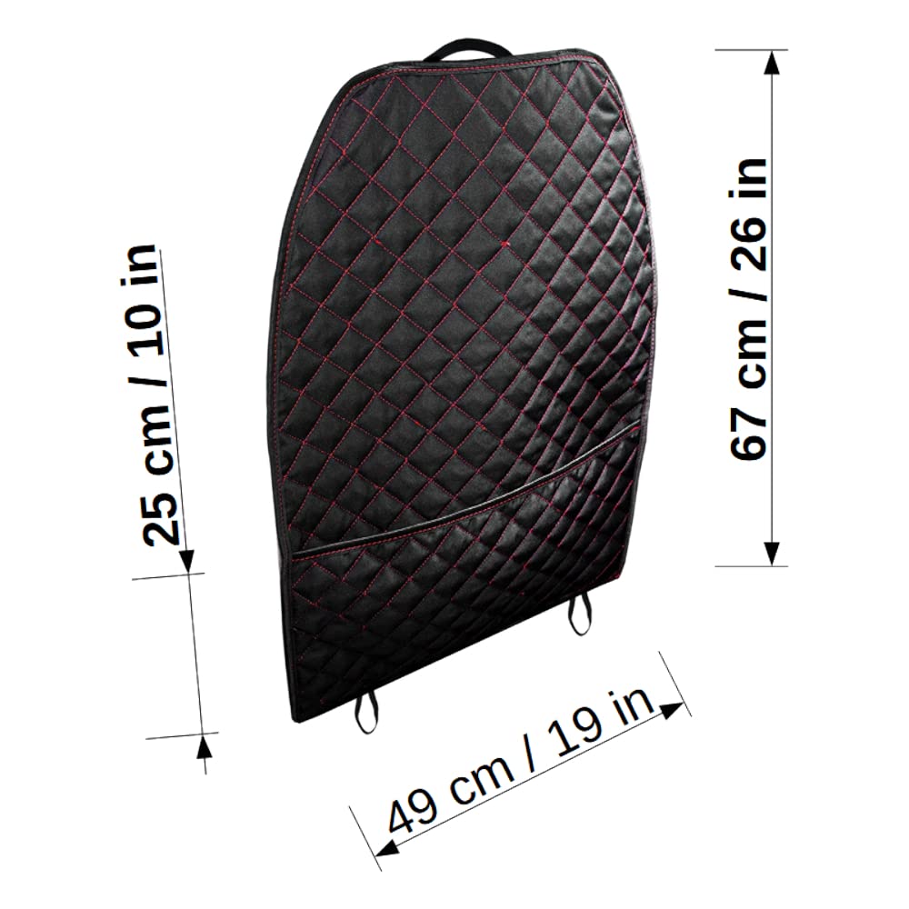 Front Car Van Seat Cover Protector with Pocket Universal Waterproof Protector