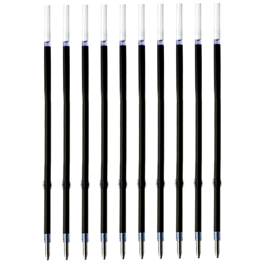 10 Pcs Ballpoint Pen Refills, Length 107 mm, Retractable Pen Refills, Smooth Writing, Smudge Free Ballpoint Pen Refills (Blue)