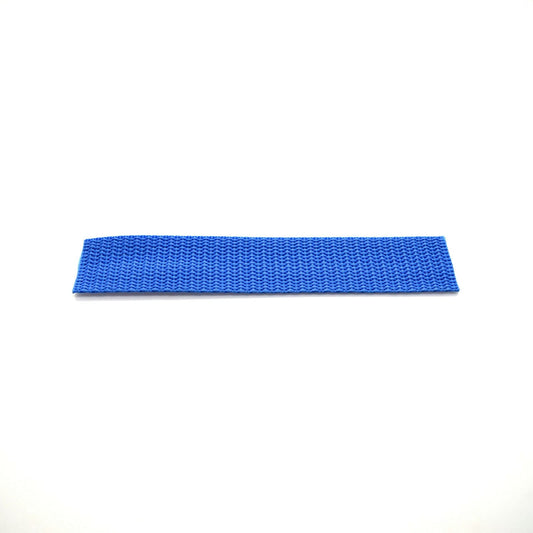 1 metres of 25 mm / 1 in Blue (219) Heavy Duty Polypropylene Webbing Strap Tape for Backpacks, Luggage Strapping, Belts
