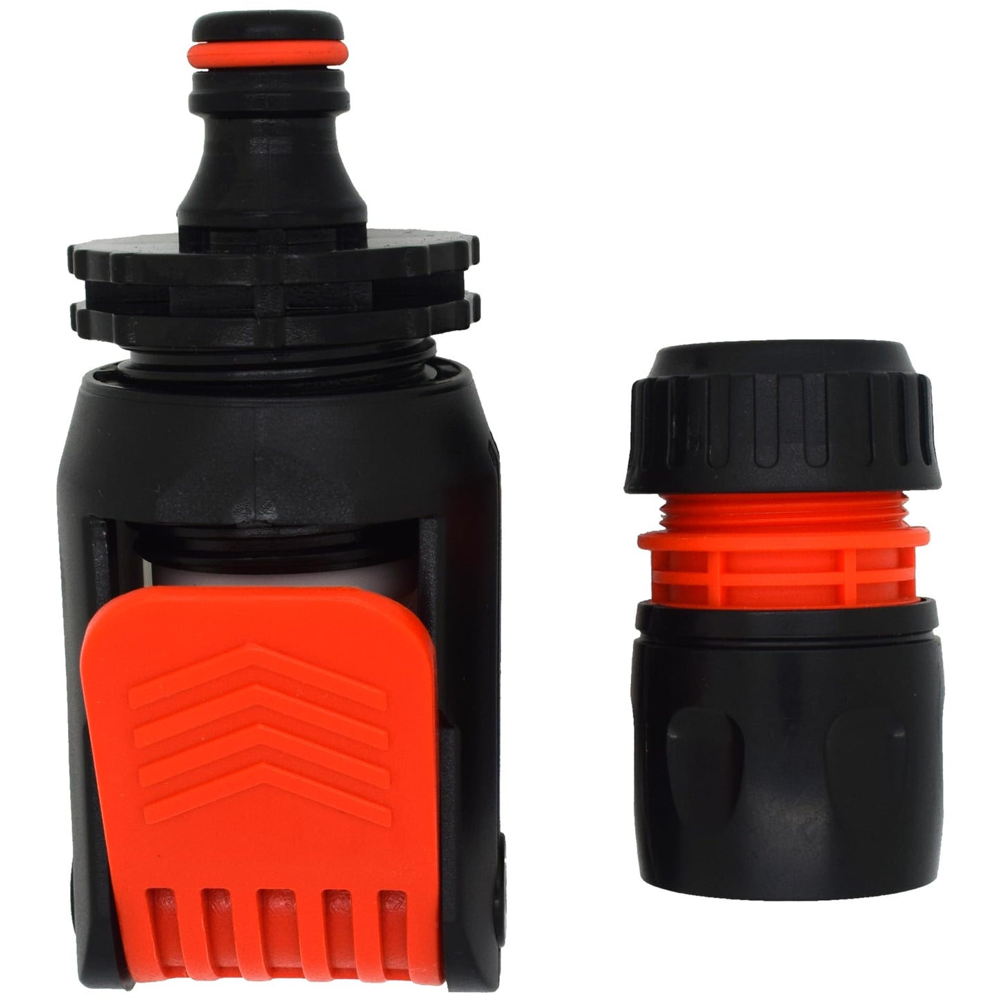 Universal Tap to Hose Connector Set with ABS Garden Hose Pipe Connector - Hozelock Compatible - Fits 1/2" - 5/8" Pipe (T1)