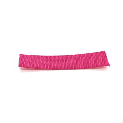 5 metres of 25 mm / 1 in Pink (145) Heavy Duty Polypropylene Webbing Strap Tape for Backpacks, Luggage Strapping, Belts