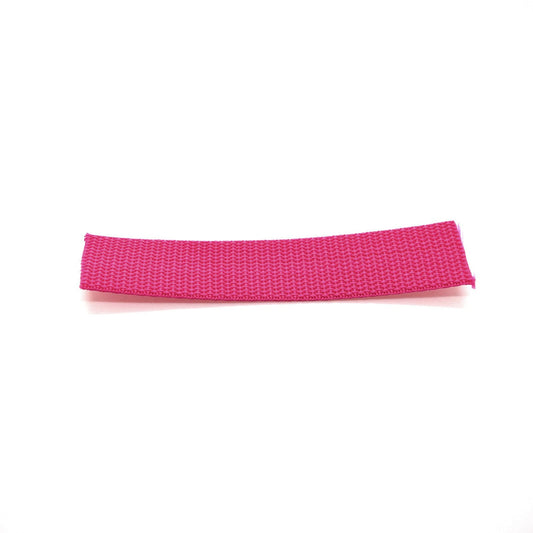 5 metres of 25 mm / 1 in Pink (145) Heavy Duty Polypropylene Webbing Strap Tape for Backpacks, Luggage Strapping, Belts