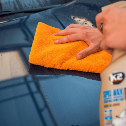 K2 Spid Wax 750ml Synthetic Spray Wax - Wet Drying Wax and Quick Detailer for Car Paint