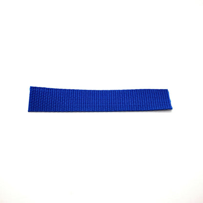 1 metres of 25 mm / 1 in Blue Royal (340) Heavy Duty Polypropylene Webbing Strap Tape for Backpacks, Luggage Strapping, Belts