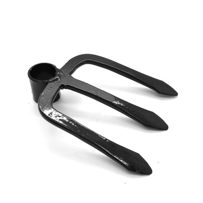 Hoe Cultivator Soil Digging Dutch Hand Fork Gardening and Landscaping Tool Solid Steel (Type 6, with 110 cm Long Handle)