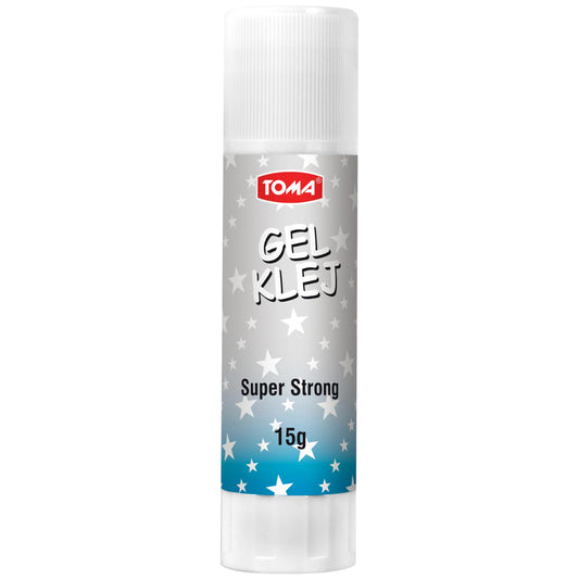 15 g Glue Stick, Gel Glue Stick, Clear, Washable, Non-toxic, Odourless, Ideal for School, Office, Everyday Use (Pack of 1)