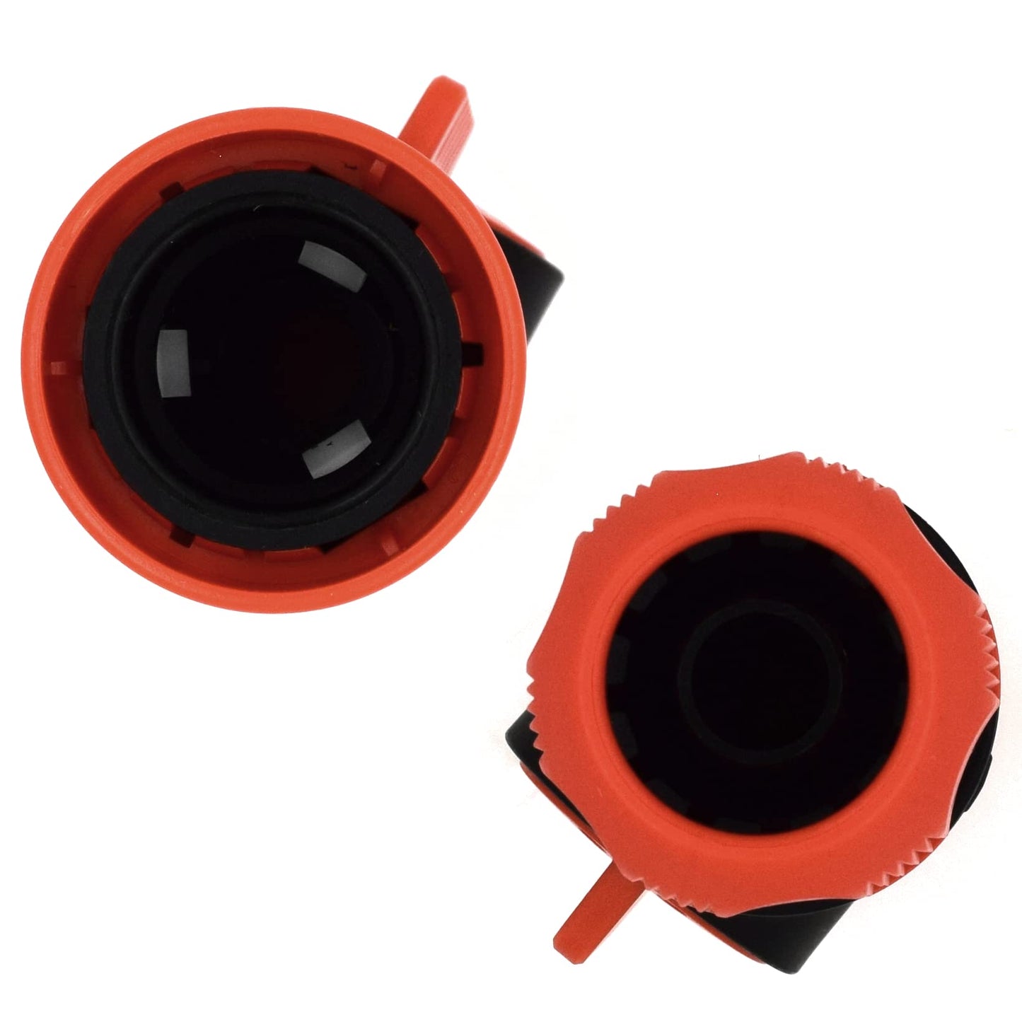 Female In-Line Hose Connector with Built-in Valve for Join Garden Hose Pipe Tube Male and Female Connector Extender (Pack of 2)