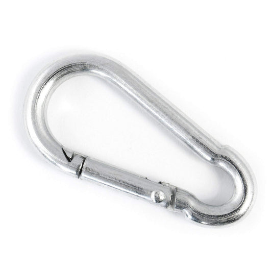2 pcs of 7 mm x 70 mm Carabiner Spring Loaded Snap Hook Clip Buckle