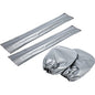 Set of Anti Snow Anti Frost Protection Covers for Car Wing Mirrors and Wiper Blades (Grey)
