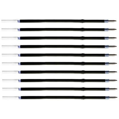 10 Pcs Ballpoint Pen Refills, Length 107 mm, Retractable Pen Refills, Smooth Writing, Smudge Free Ballpoint Pen Refills (Blue)