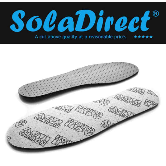 Anti Sweat Shoe Insoles with Active Carbon Anti Odour Active Fresh Soft Comfort Breathable Shoe Inserts (Size 12 UK / 46 EU)