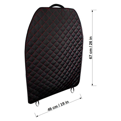 Front Car Seat Cover Protector Universal Car Van Waterproof Protector Black