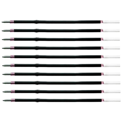 10 Pcs Ballpoint Pen Refills, Length 107 mm, Retractable Pen Refills, Smooth Writing, Smudge Free Ballpoint Pen Refills (Red)