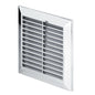 170 mm x 170 mm Chrome Air Vent Grille for 100 mm Round Duct Hose Pipe Connection