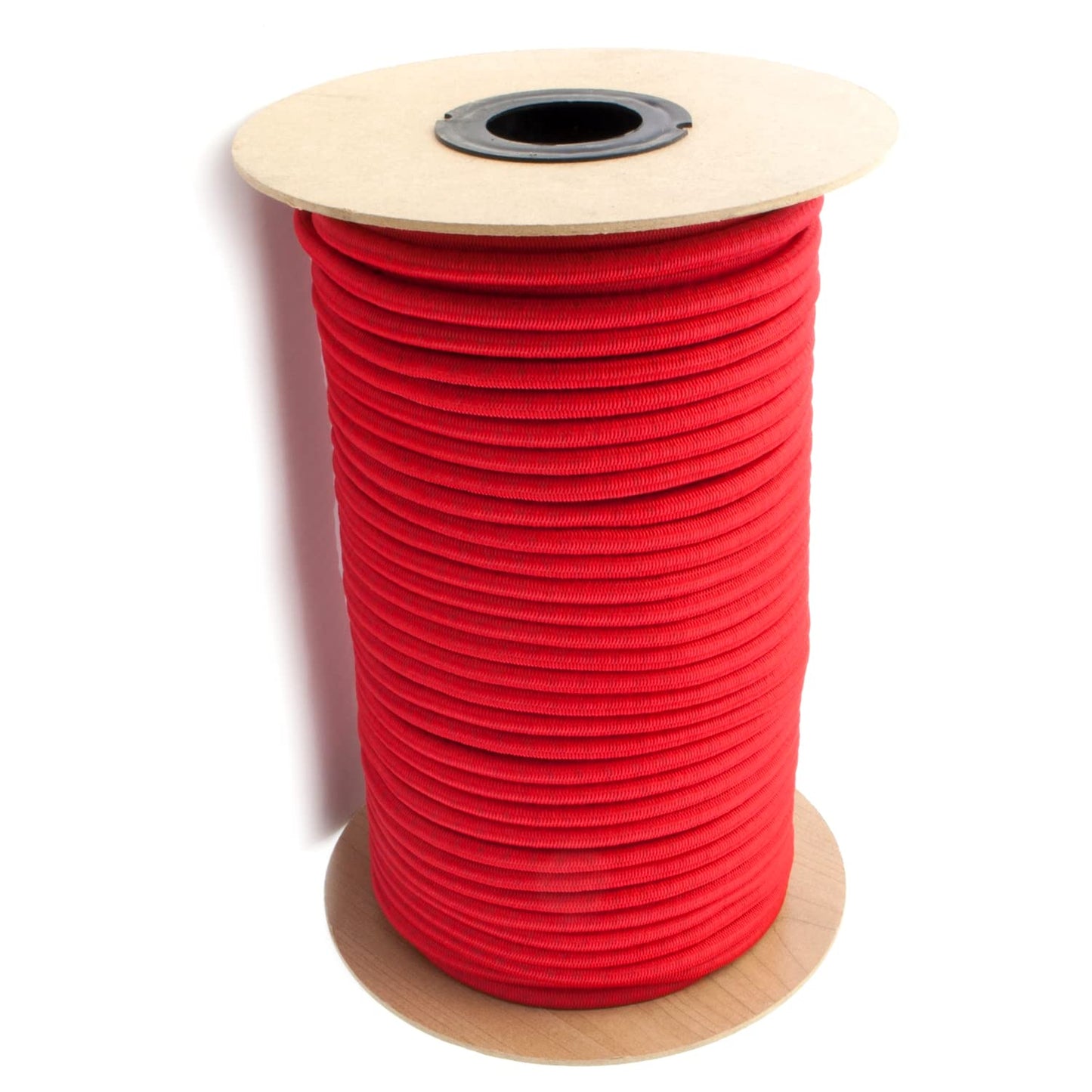 Red Bungee Cord - 5 m / 16 ft of 4 mm Bungee Rope, Shock Cord, Bungee Strap, Elastic Rope, Tie Down - Stretch at least 100%
