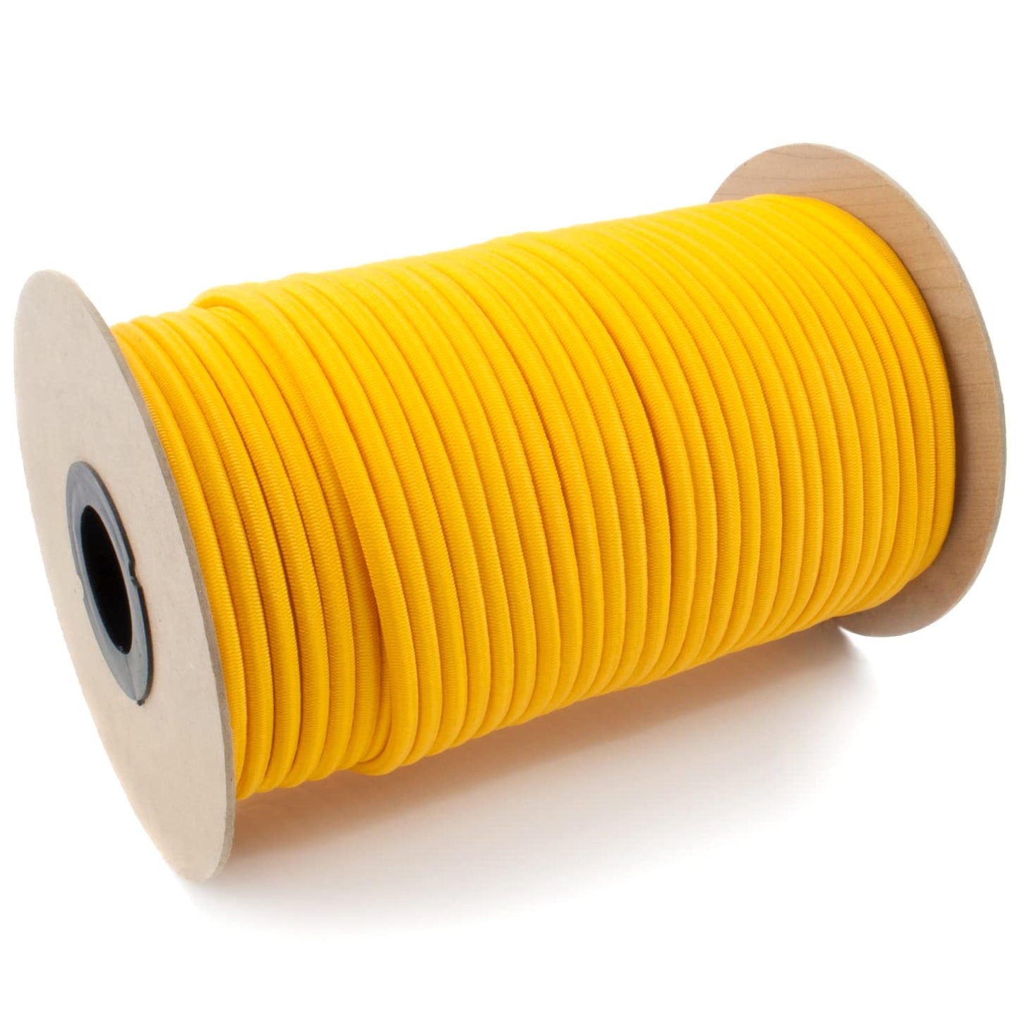 Yellow Bungee Cord - 5 m / 16 ft of 4 mm Bungee Rope, Shock Cord, Bungee Strap, Elastic Rope, Tie Down - Stretch at least 100%