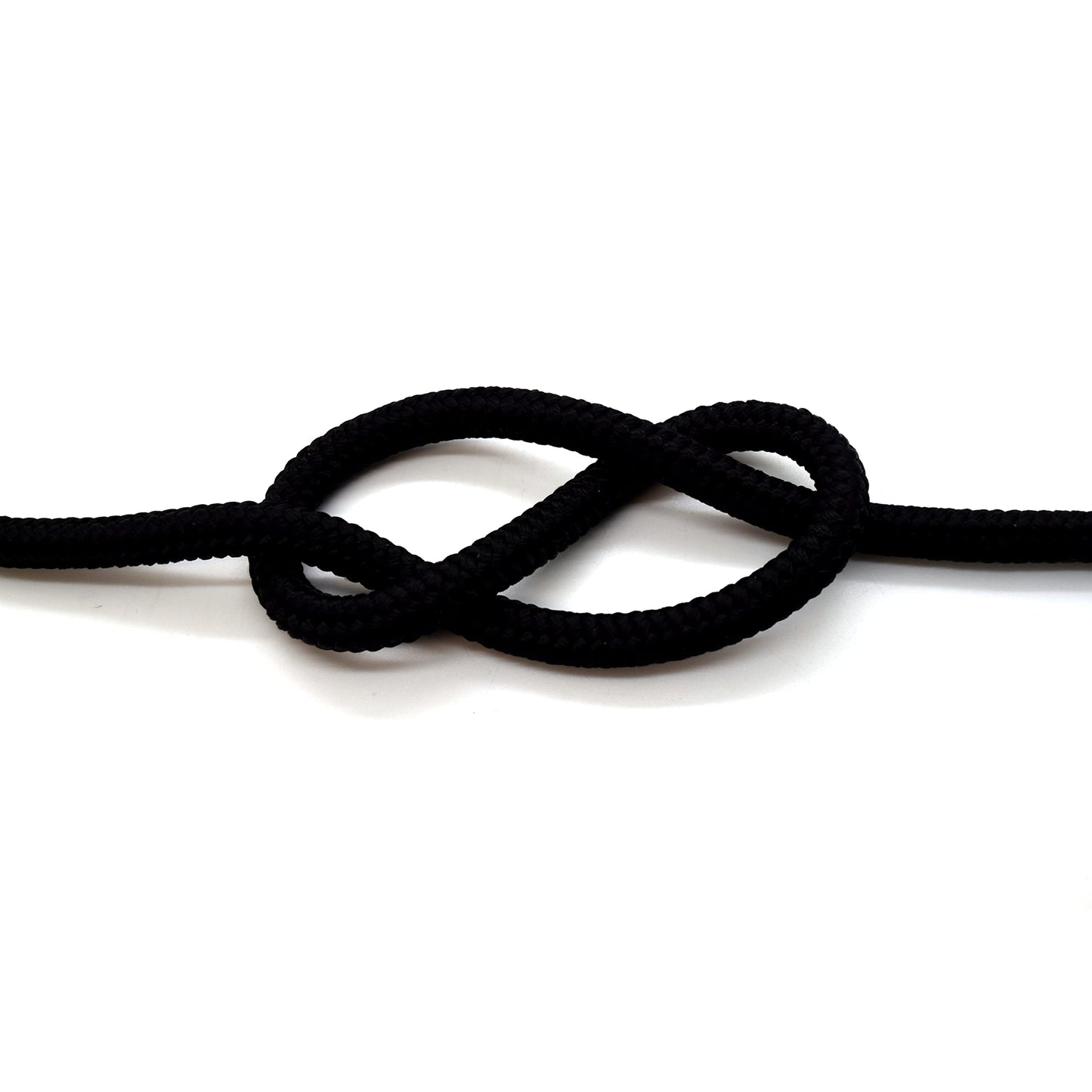 10mm x 20 metres / 65.6 ft of Black Polypropylene Rope, Solid Braided Poly Rope Cord Twine for Boating, Yachting, Camping