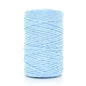 Premium Sky Blue Macrame Cord Twine, 50 m / 164 ft of 5 mm Thick Natural Cotton Thread Yarn Macrame Rope (Reel)