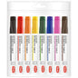 Whiteboard Marker Pens Set of 8 Colours - Dry Wipe Pens Non Toxic Low Odour - Easy Erasable White Board Markers for School Office