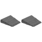 Hammer Wedge Set, Shaft Wedges, 2 pcs of Size No 6, Made of Metal with a Serrated Structure