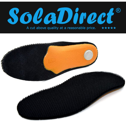 Orthotic Shoe Insoles with Footbed, Arch Support and Heel Cushion Comfort Breathable Shoe Inserts (Size 6.5 UK / 40 EU)