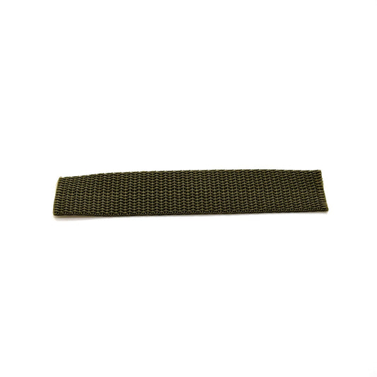1 metre of 20 mm / 0.78 in Olive (327) Heavy Duty Polypropylene Webbing Strap Tape for Backpacks, Luggage Strapping, Belts