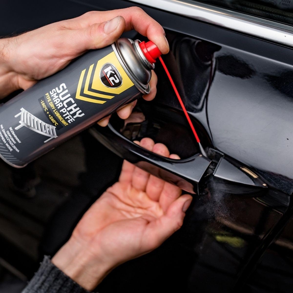 K2 PTFE Dry Lubricant 400ml Silicone-Free Spray - Colourless Dry Lubricant