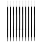 10 Pcs Ballpoint Pen Refills, Length 107 mm, Retractable Pen Refills, Smooth Writing, Smudge Free Ballpoint Pen Refills (Black)