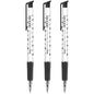Ballpoint Pens, Retractable Smudge Free Pens, Extra Fine Point 0.5 mm, Ideal for School, Office, Everyday Use (Black, 3 Pens)